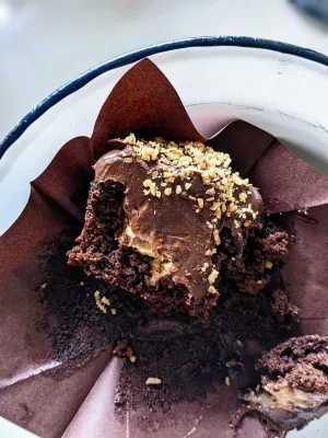 Chocolate, Ragi & Jaggery Mini Loaf Cake