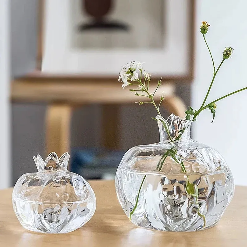 Clear Glass Hydroponic Vase