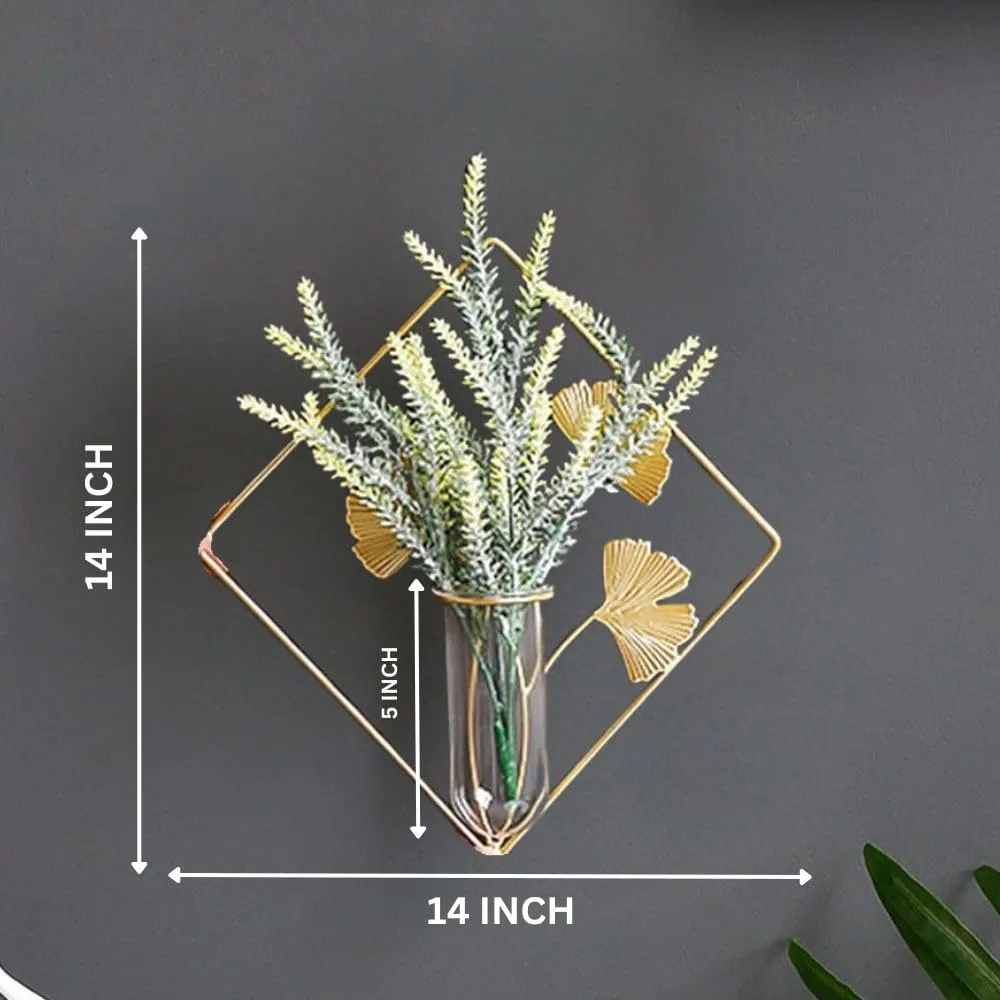 CraftVatika Home Decor items wall hanging Metal Wall Art Decorative Item for Home, Home Decoration Items,Living Room Balcony, Bedroom, Drawing Room, Set of 3 for Indoor Flowers Vases