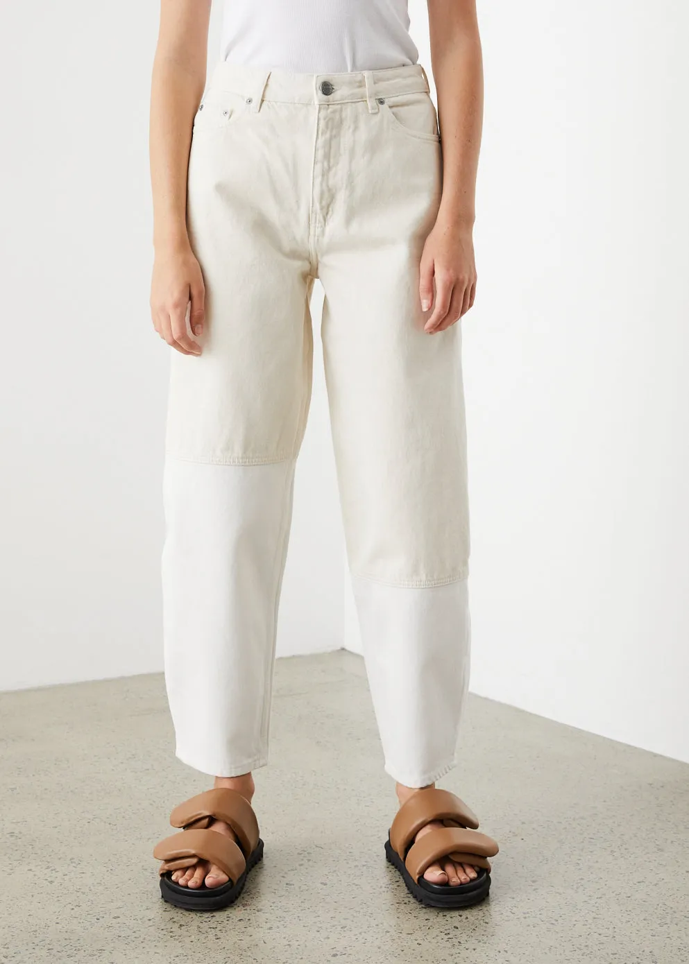 Cutline Denim Jeans