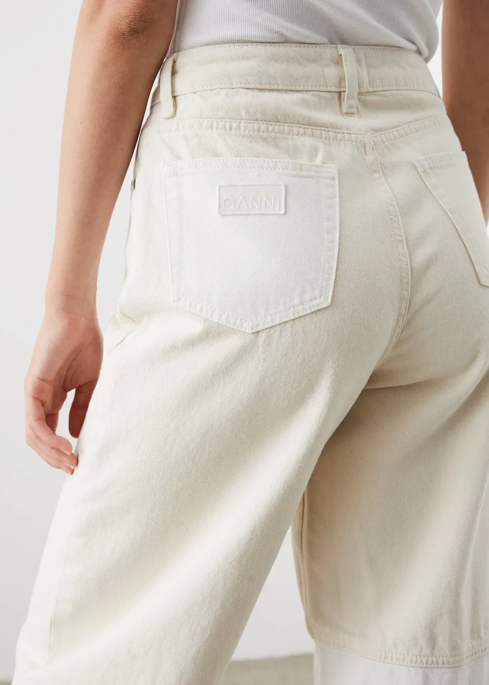 Cutline Denim Jeans