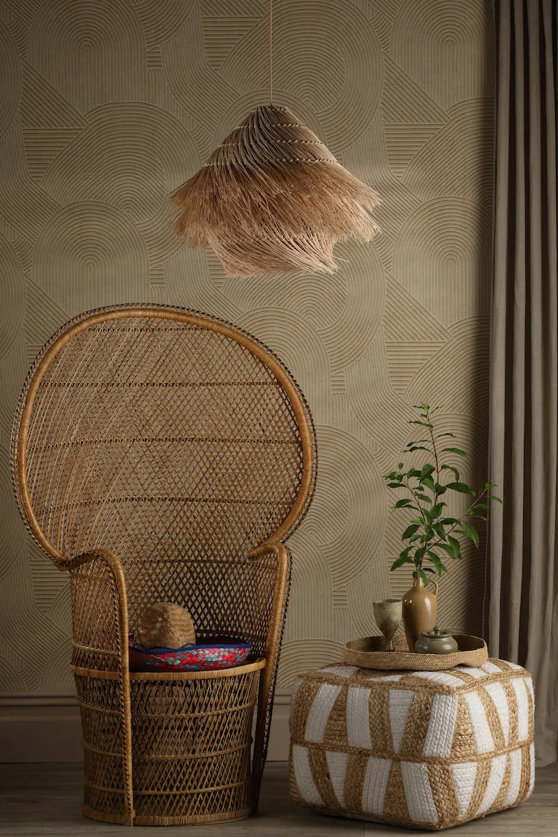 Dar Preveli Pendant woven Rattan