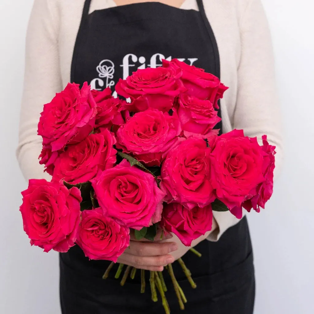 Dark Pink Hot Shot Rose
