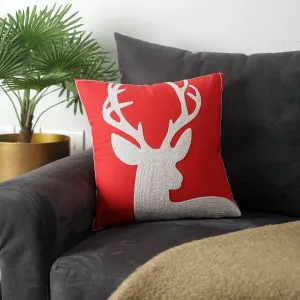 Deer Silhouette Cushion Cover