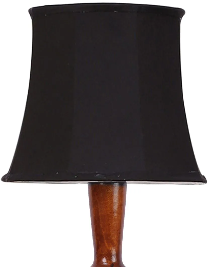 Elegant Cotton Wooden Floor Lamp | 5 Feet