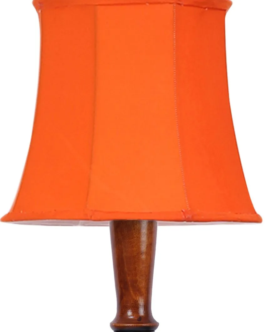Elegant Cotton Wooden Floor Lamp | 5 Feet