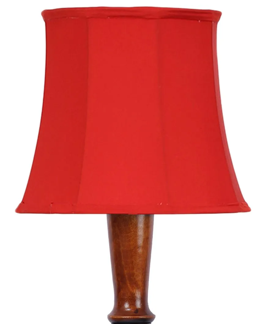 Elegant Cotton Wooden Floor Lamp | 5 Feet