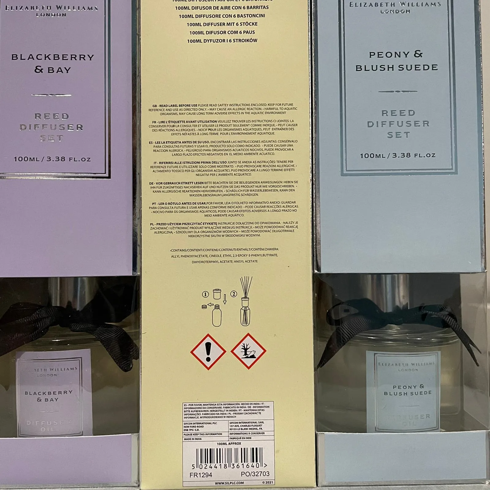 Elizabeth Williams London Home Fragrance Pastel Diffuser - 100ml