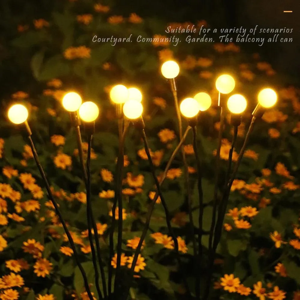 Enchanting Firefly Solar Garden Lights: Magical Outdoor Illumination