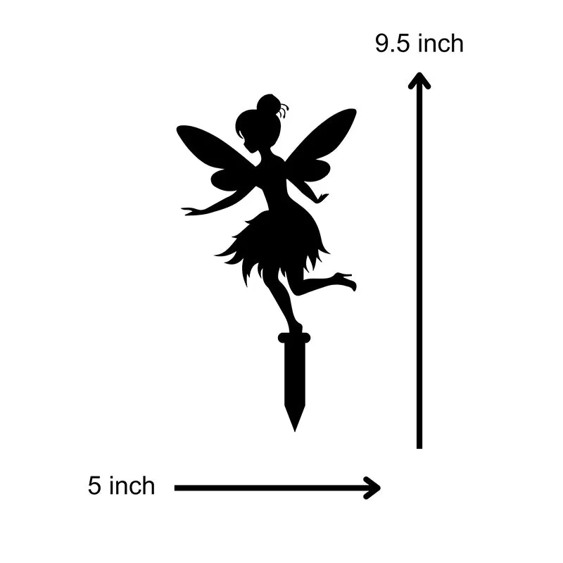 Fairy Dwell Garden Stake - Set Of Four