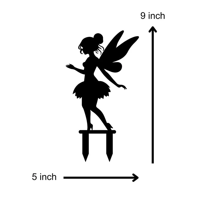 Fairy Dwell Garden Stake - Set Of Four