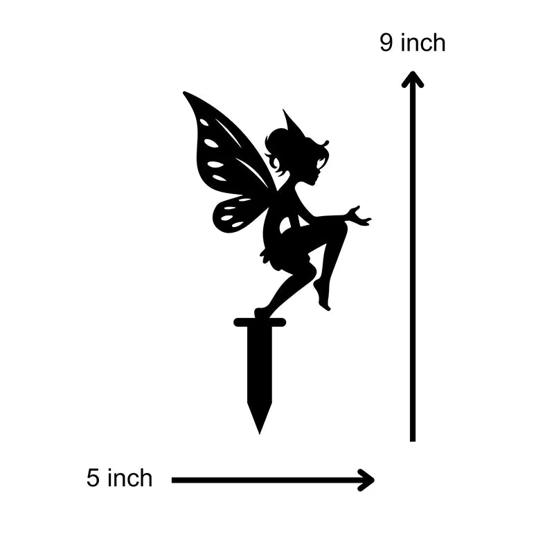 Fairy Dwell Garden Stake - Set Of Four