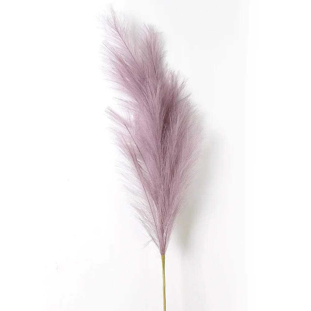 Faux Pampas Grass Decor Plume - Fake Reeds Plants, Everlasting Flowers for Home & Event Decorations