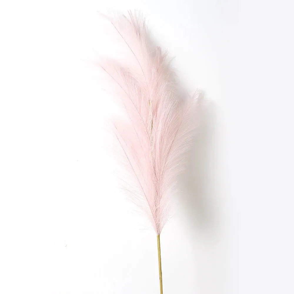 Faux Pampas Grass Decor Plume - Fake Reeds Plants, Everlasting Flowers for Home & Event Decorations