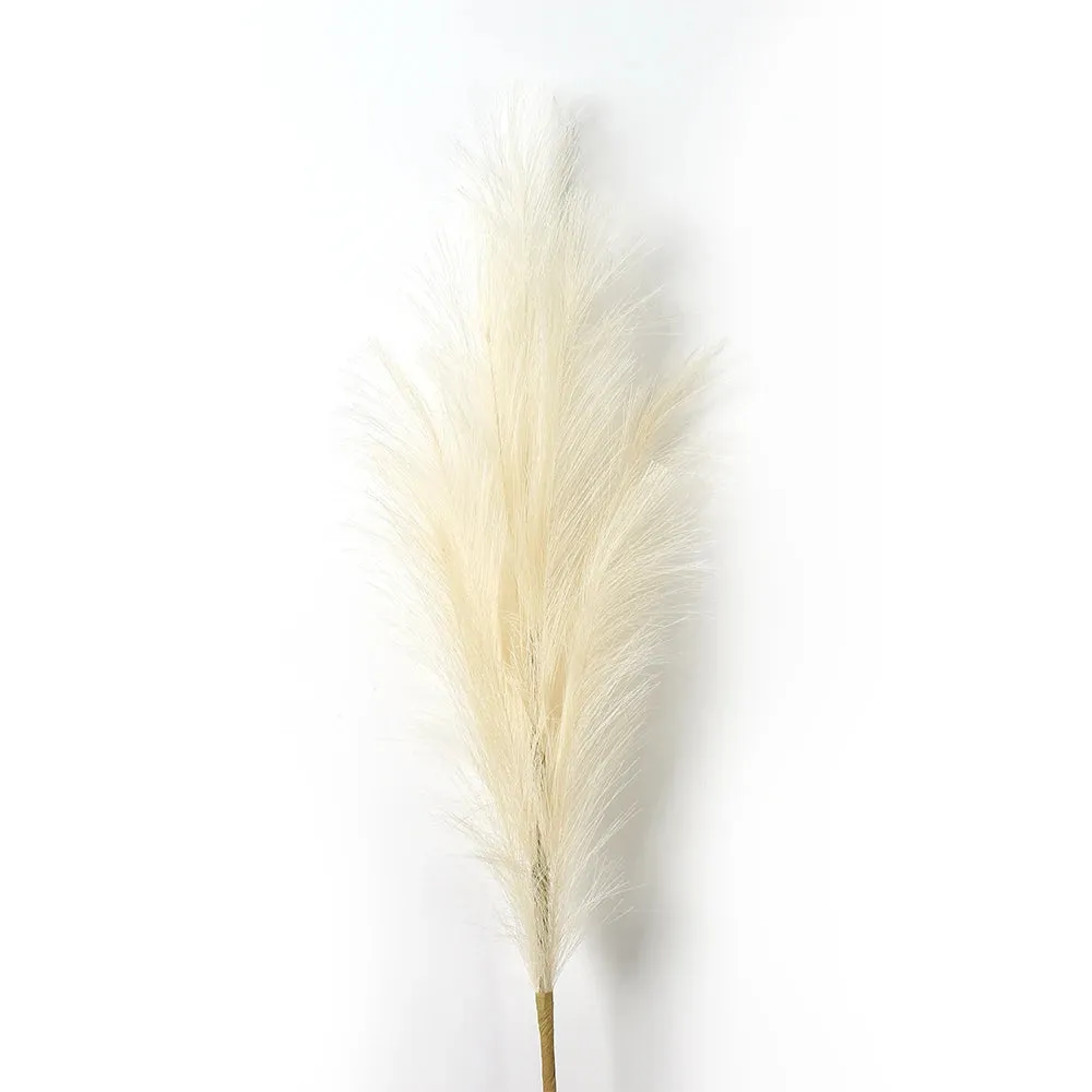 Faux Pampas Grass Decor Plume - Fake Reeds Plants, Everlasting Flowers for Home & Event Decorations