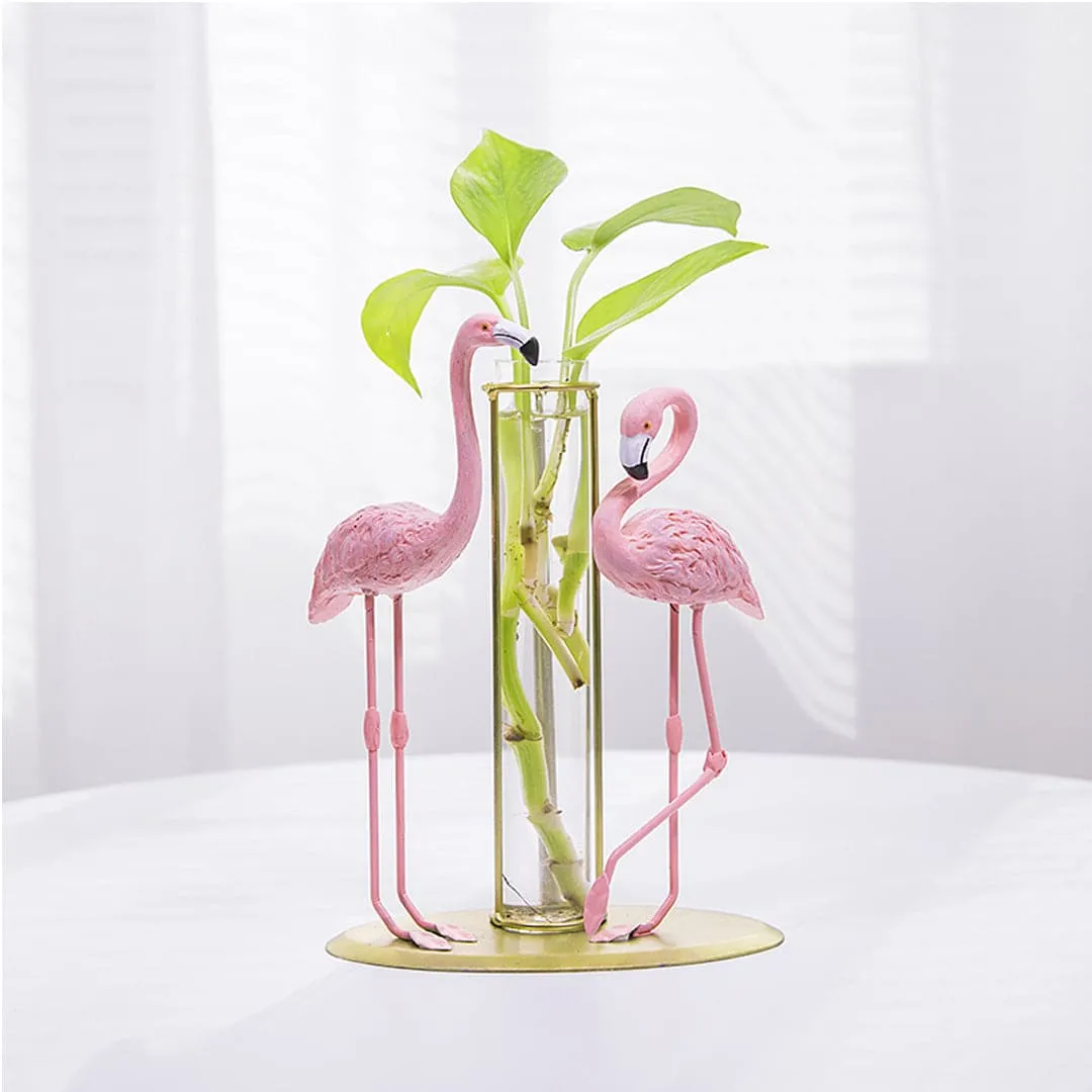Flamingo Hydroponic Vase