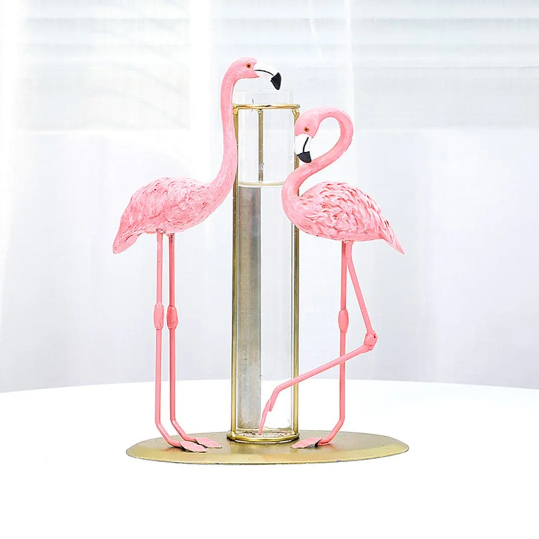 Flamingo Hydroponic Vase