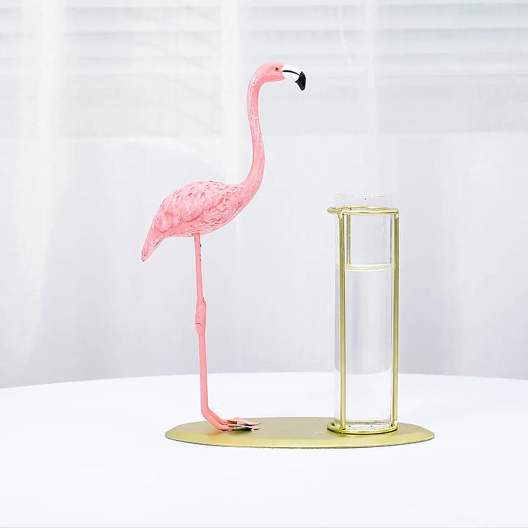 Flamingo Hydroponic Vase