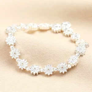 Flower Beaded Bracelet