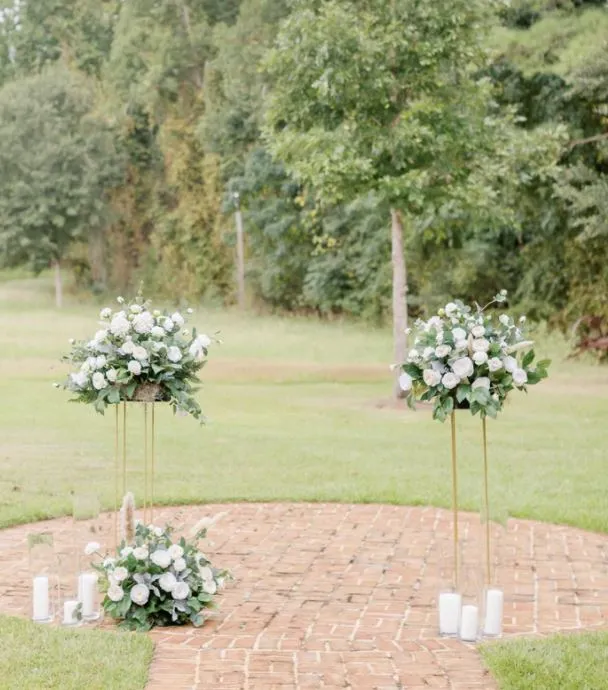 Focal Point Centerpieces with Stands 29.5" (Set of 2)