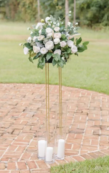 Focal Point Centerpieces with Stands 29.5" (Set of 2)