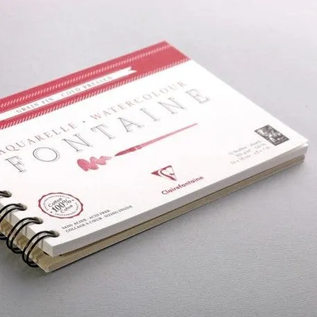 Fontaine Watercolor Cold Pressed Wirebound Pad 4.75x7
