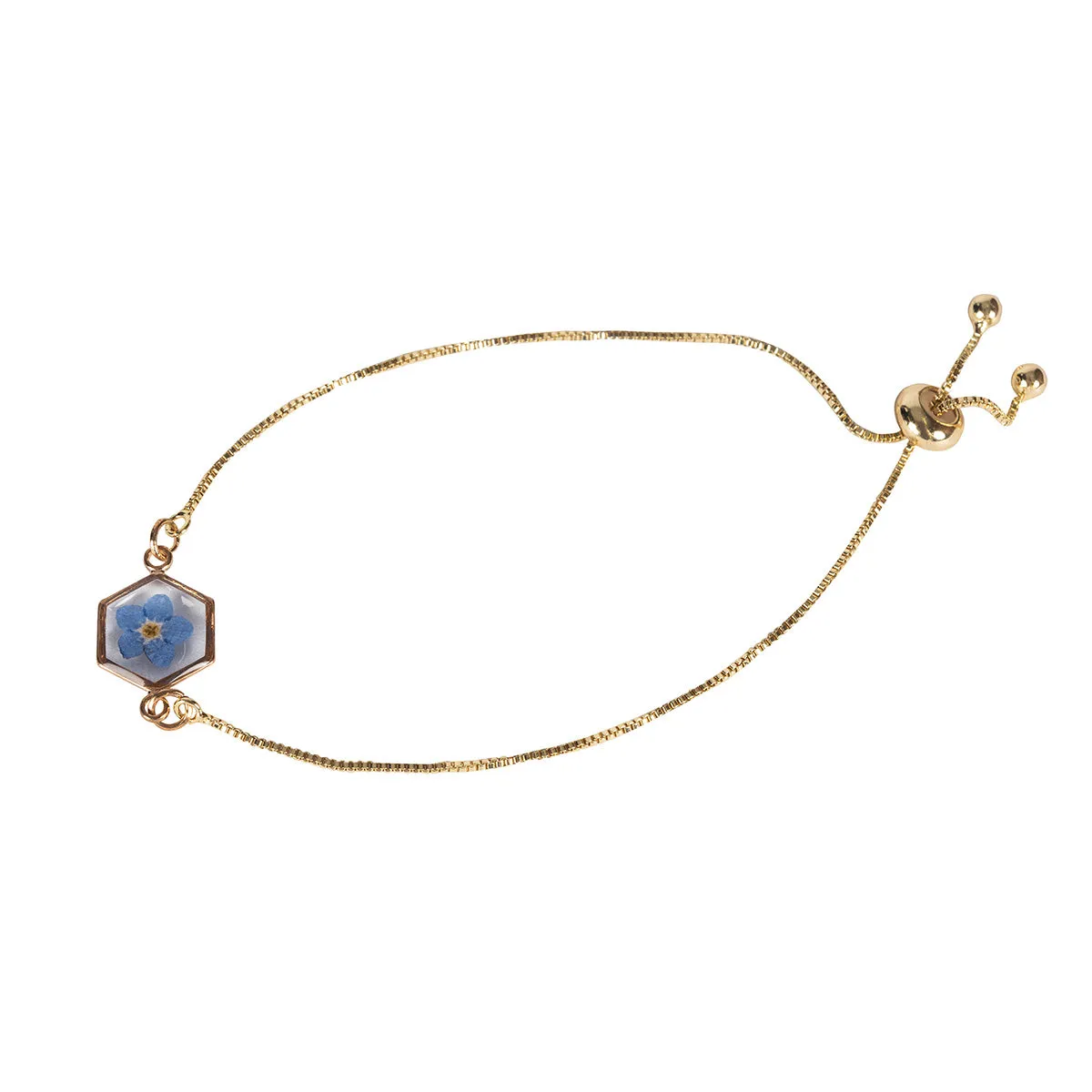 Forget Me Not Flower Bracelet