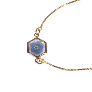 Forget Me Not Flower Bracelet