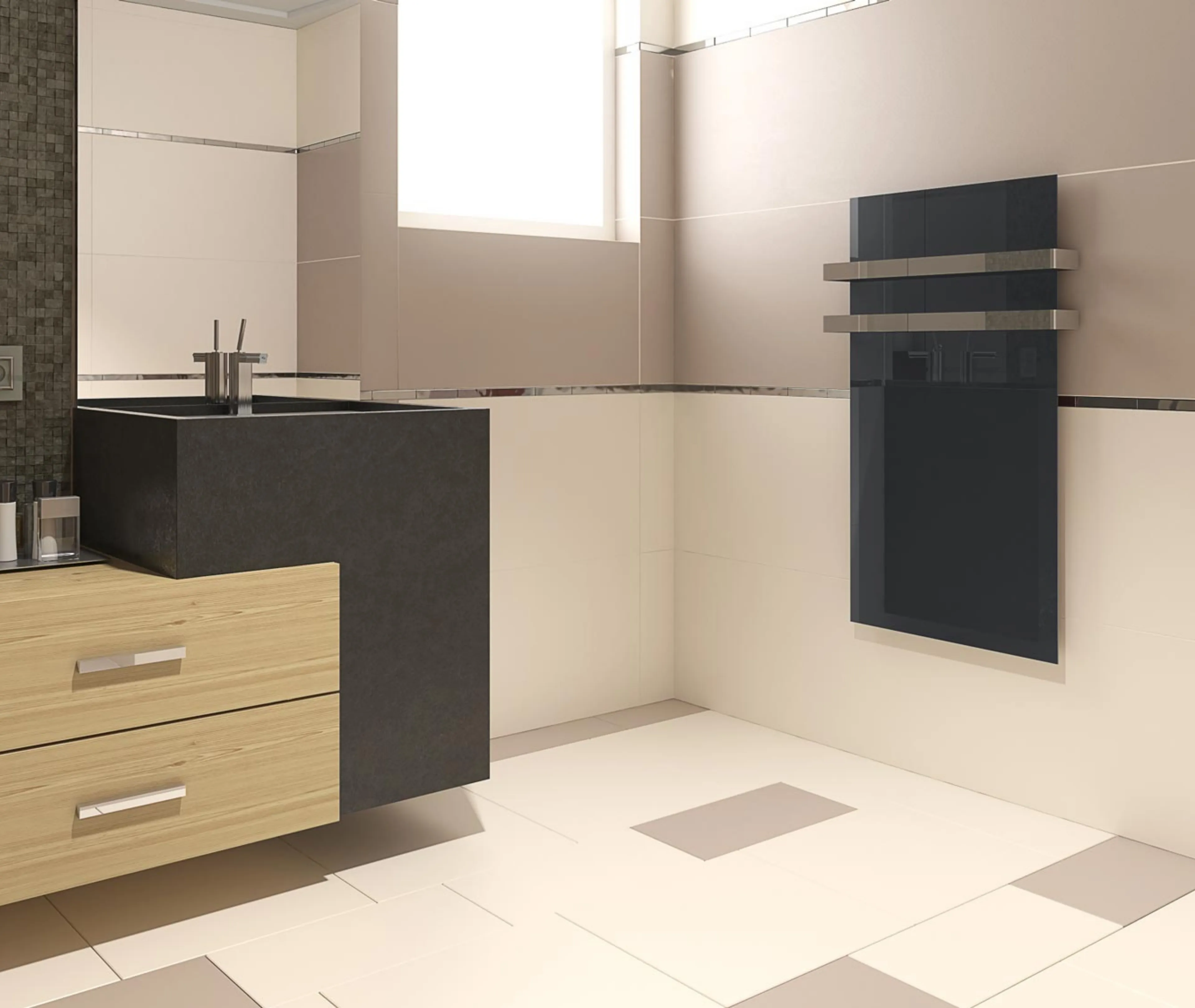 Frameless Glass Infrared Heating Panel GS