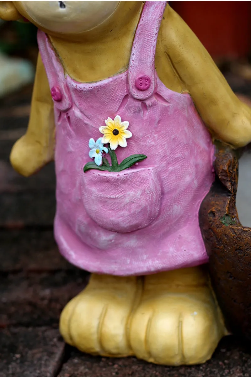 Garden Animal Sculpture Bear Statues, Garden Decor Ideas, Outdoor Garden Decoration, Animal Statues, Garden Ornament, Villa Courtyard Decor
