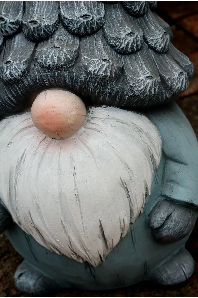 Garden Figure Sculpture Statues, Gnome Statue for Garden Ornaments, Garden Decoration Ideas, Villa Courtyard Decor, Outdoor Garden Decoration