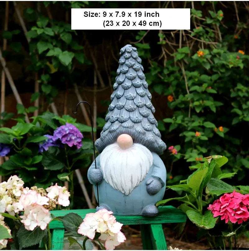 Garden Figure Sculpture Statues, Gnome Statue for Garden Ornaments, Garden Decoration Ideas, Villa Courtyard Decor, Outdoor Garden Decoration
