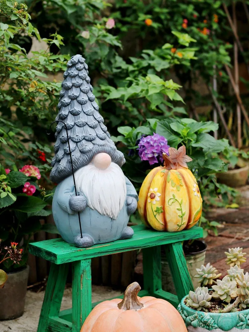 Garden Figure Sculpture Statues, Gnome Statue for Garden Ornaments, Garden Decoration Ideas, Villa Courtyard Decor, Outdoor Garden Decoration