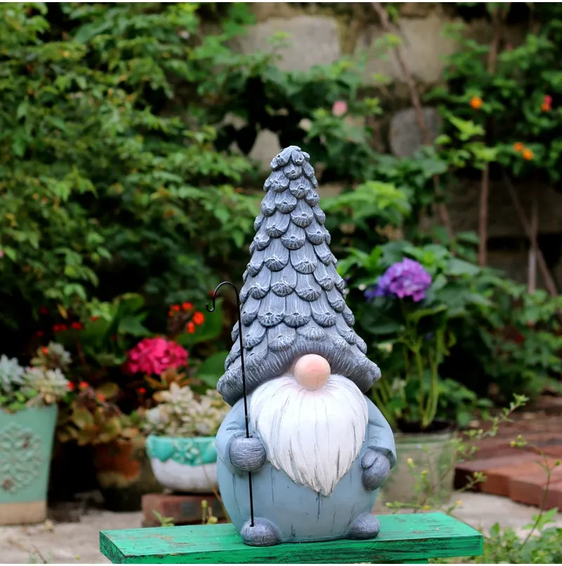 Garden Figure Sculpture Statues, Gnome Statue for Garden Ornaments, Garden Decoration Ideas, Villa Courtyard Decor, Outdoor Garden Decoration