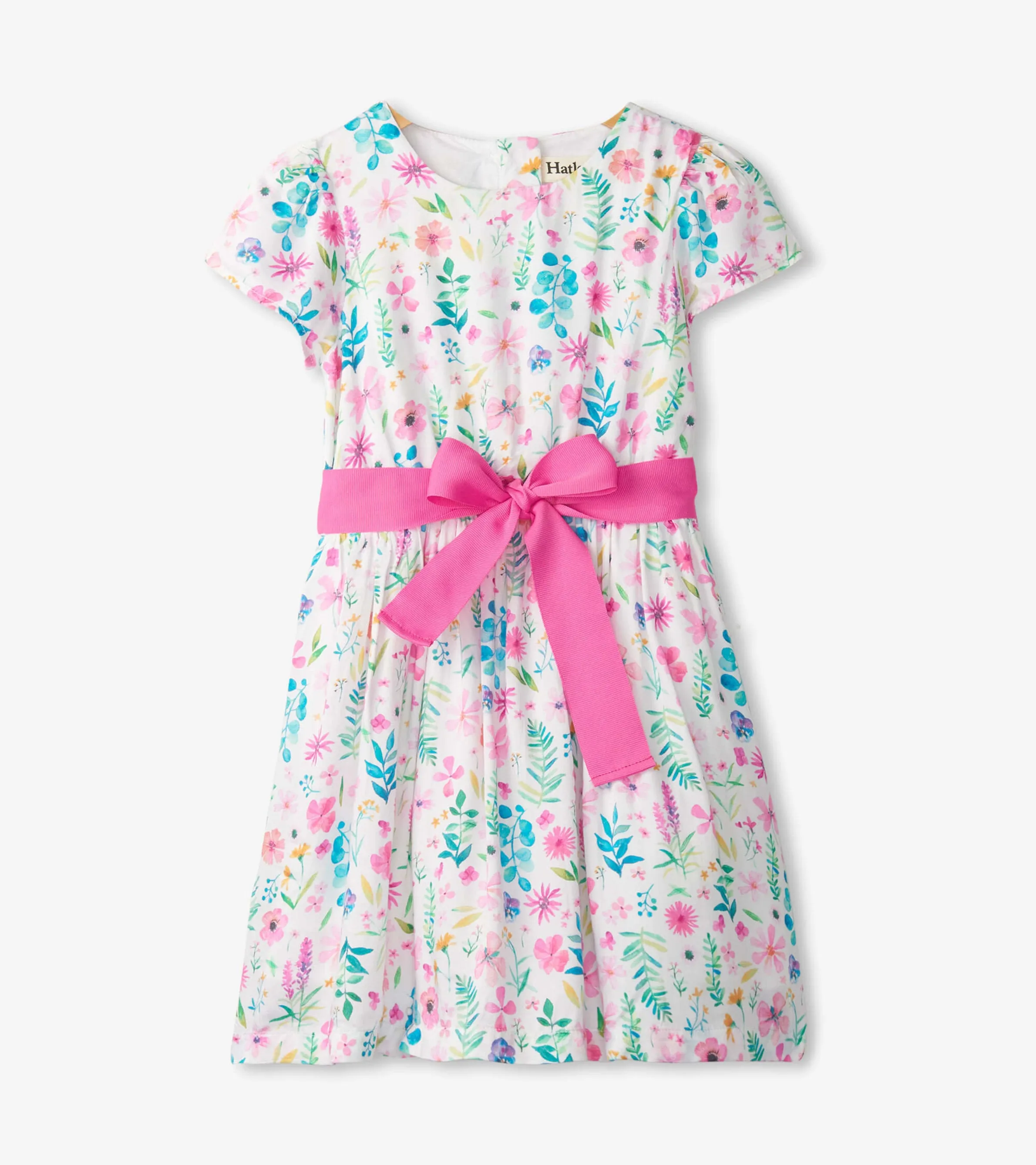Girls Pressed Flower Garden Dress