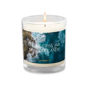 Glass Jar Soy Wax Candle (Scenic Ocean Life - Nature Label 0032)