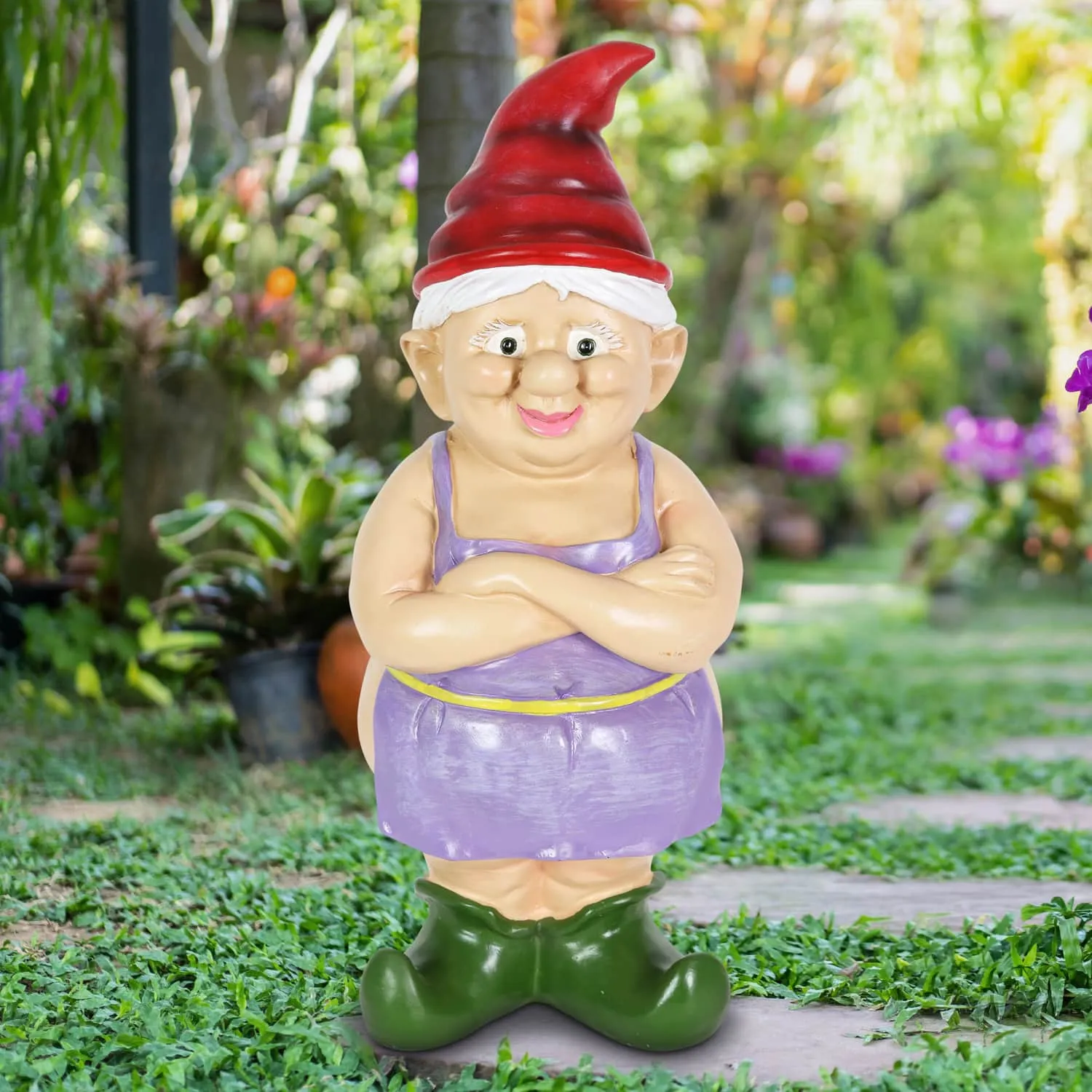 Good Time Buttocks Betty Naked Gnome Statue, 14 Inch