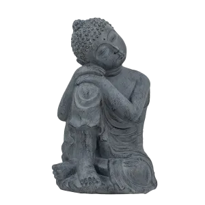 Gray Resting Buddha Statue