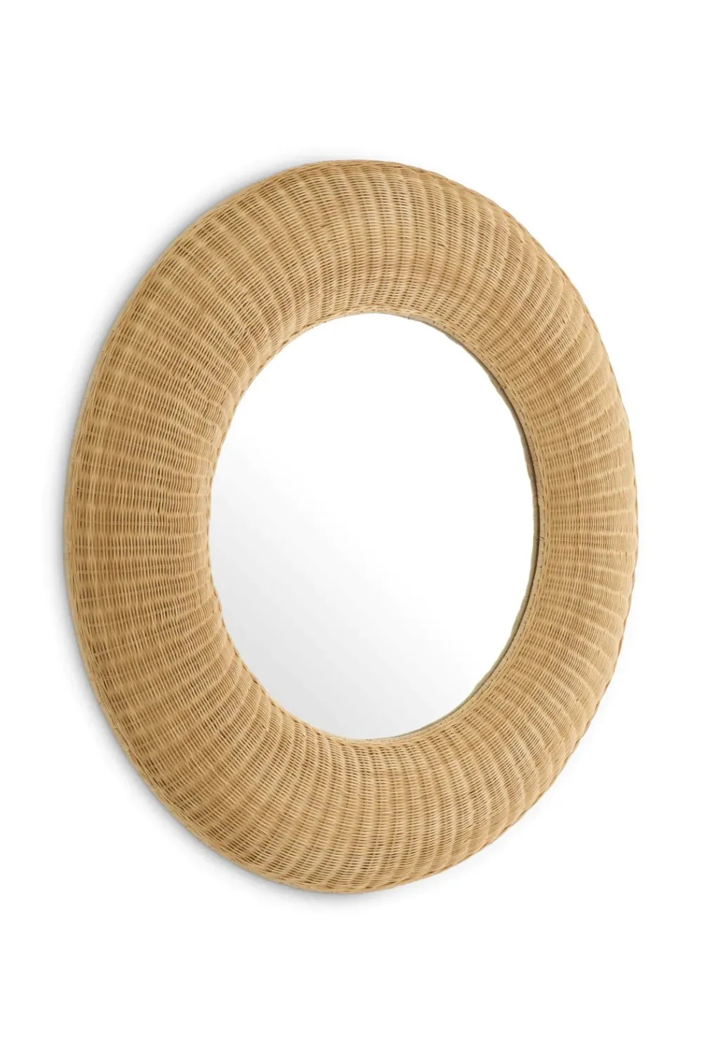 Handwoven Rattan Mirror | Eichholtz Idora