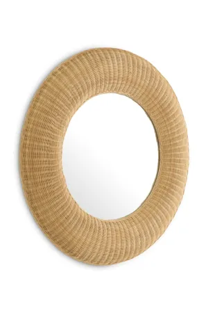 Handwoven Rattan Mirror | Eichholtz Idora