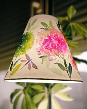 Hydrangea Cotton Cone Pendant Lamp