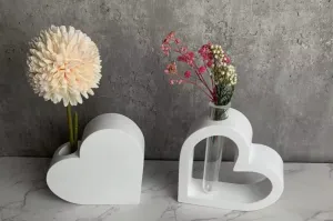 Hydroponic Vase - Heart Shaped Propagation Station - Room Diffuser