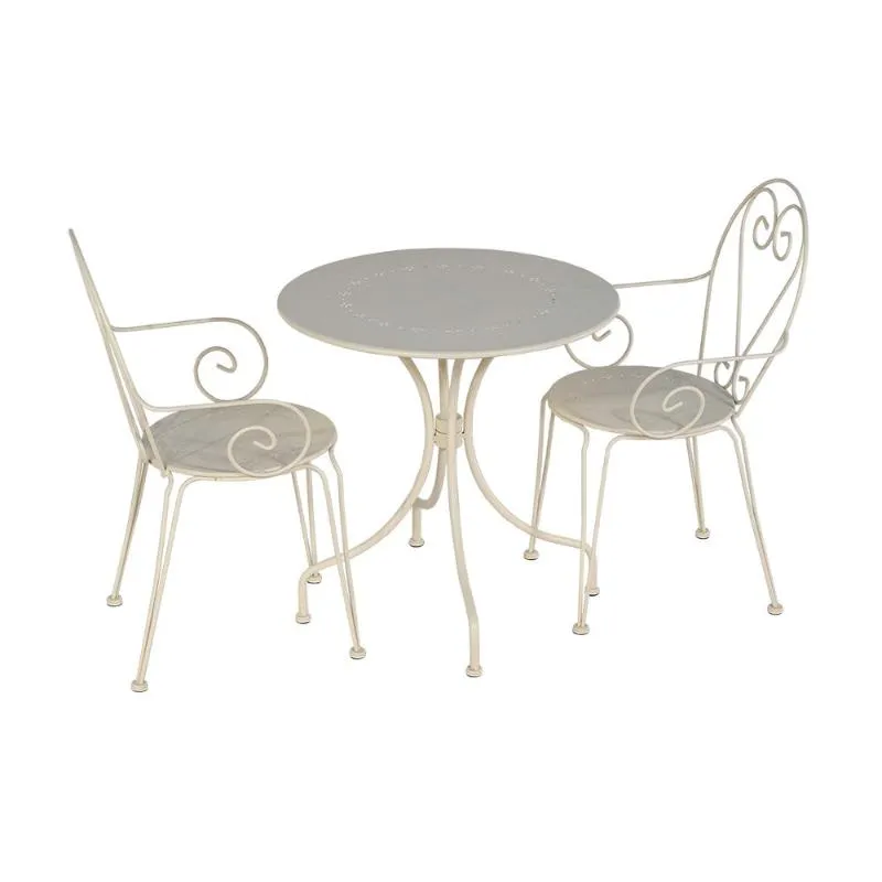 Isabel Iron Balcony Set Beige
