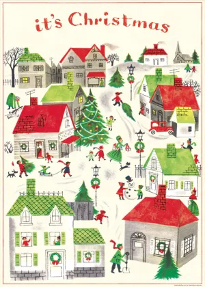 It’s Christmas - Cavallini Wrap & Poster