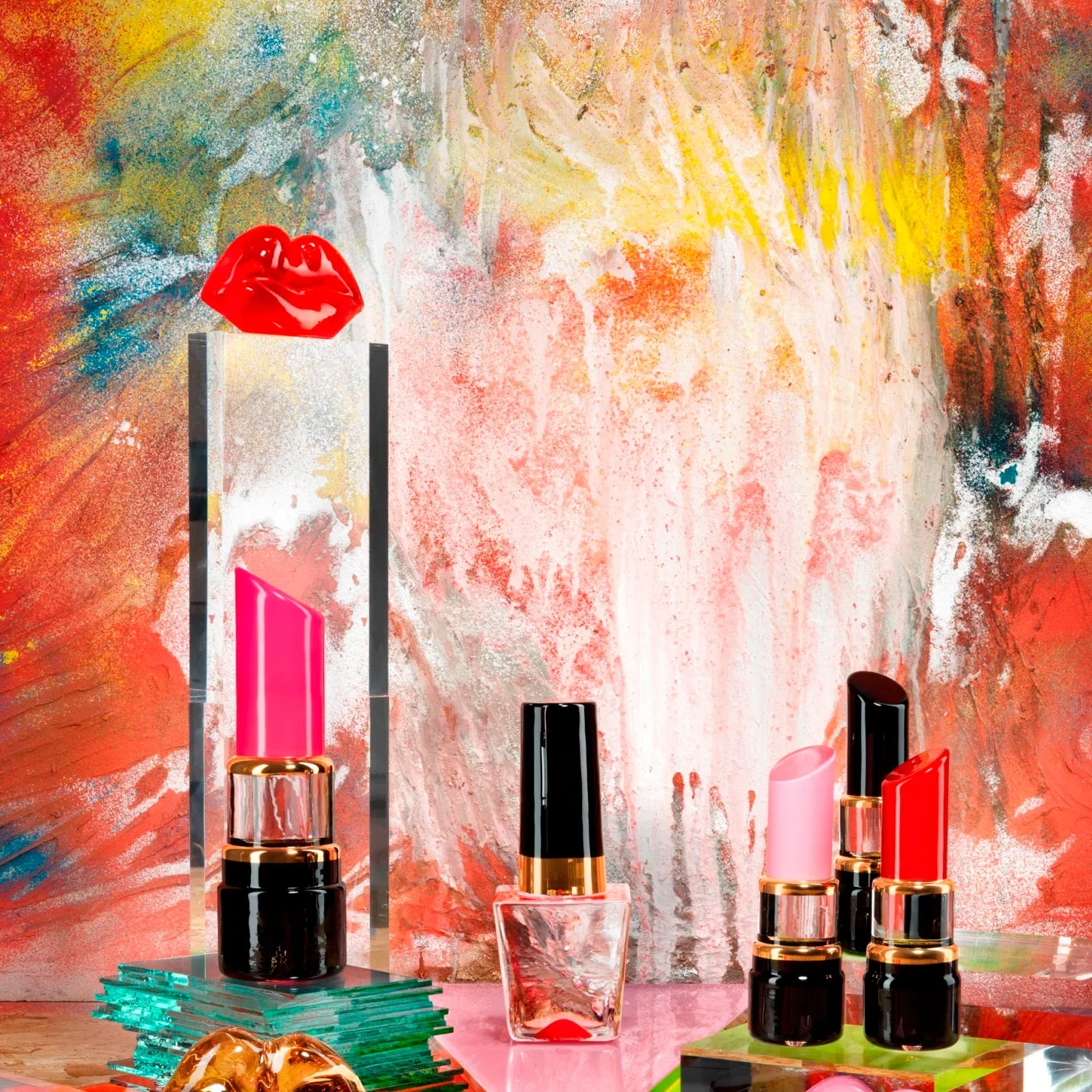 Kosta Boda Glass Object Make Up Nail Polish