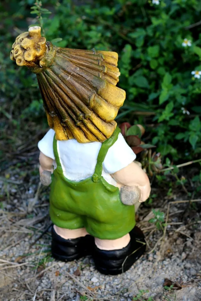 Large Boy Cart and Girl Carry Basket Statues, Flower Pot, Garden Courtyard Ornament, Gardening Ideas, House Warming Gift