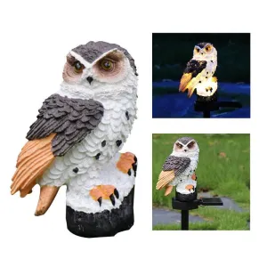LED Garden Owl Solar Lights