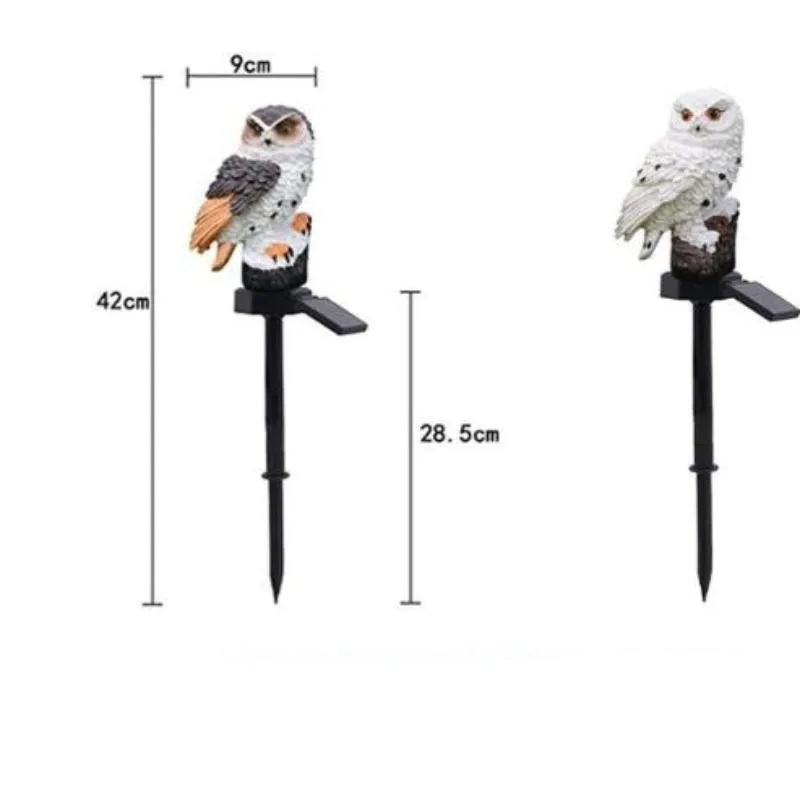 LED Garden Owl Solar Lights