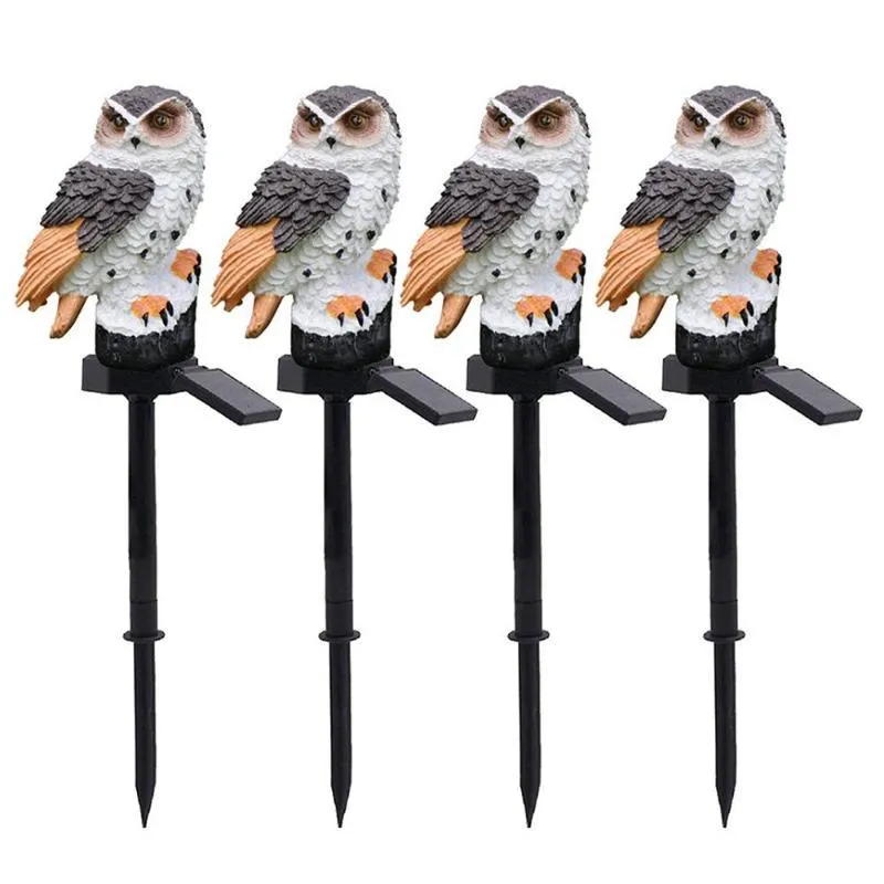 LED Garden Owl Solar Lights