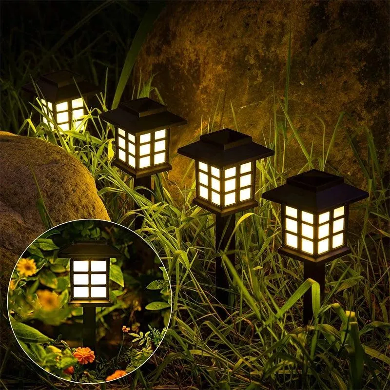 LED Solar Pathway Lawn Lights